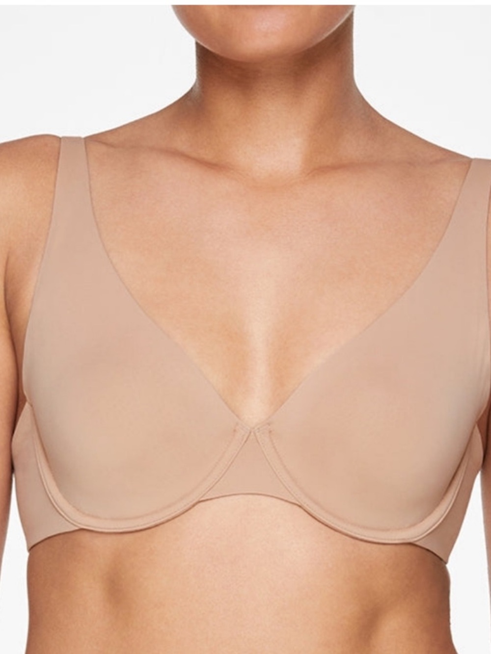 NWOT ThirdLove 24/7 Second Skin Unlined Bra Taupe Size 36D - Picture 3 of 14